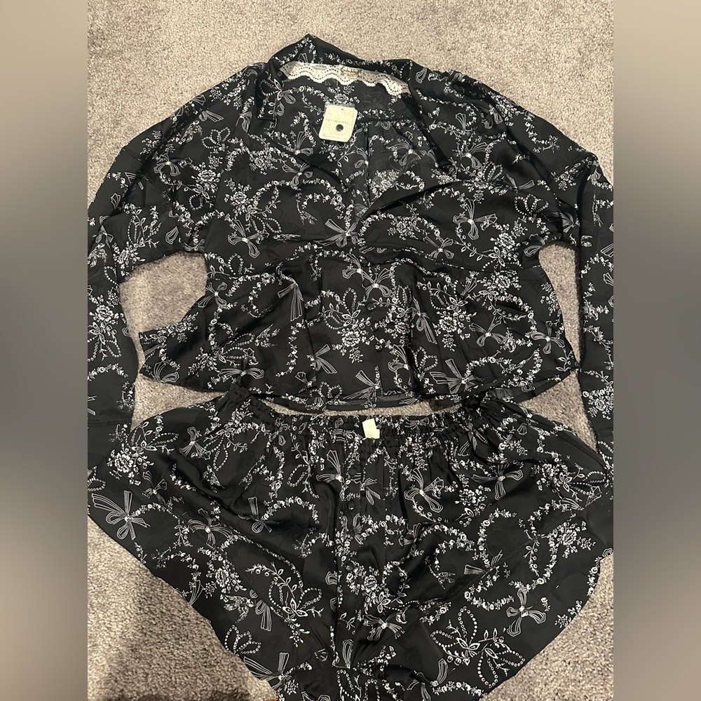 NWT FP Intimately Silk Satin Set